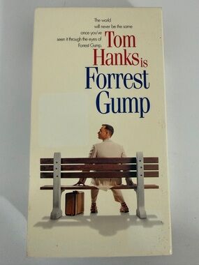 Forrest Gump VHS (1994) Tom Hanks Paramount Oscar Winning Classic